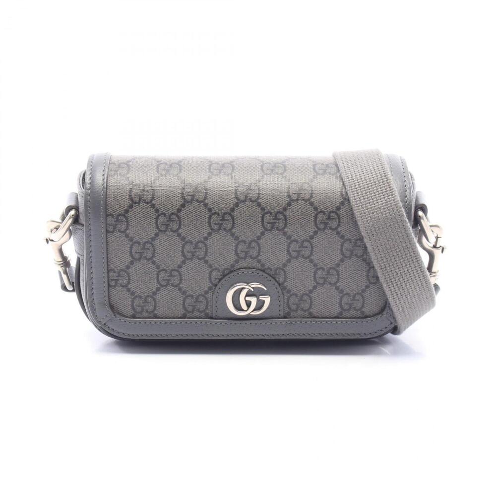 Gucci Ophidia Super Mini GG Supreme Shoulder Bag/Handbag, Coated Canvas and L...